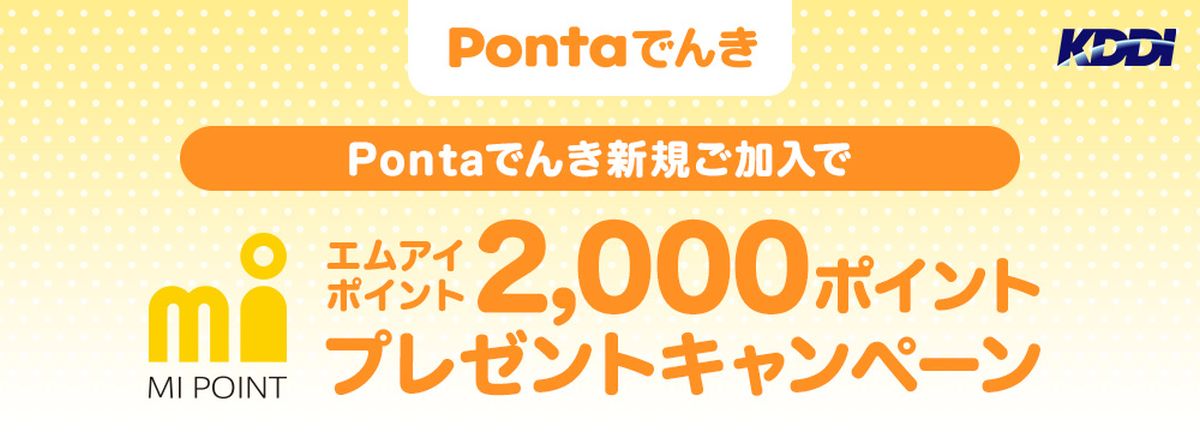 エムアイカードで「Pontaでんき」を決済すると、エムアイポイントとPontaポイントがダブルで貯まるサービスを開始