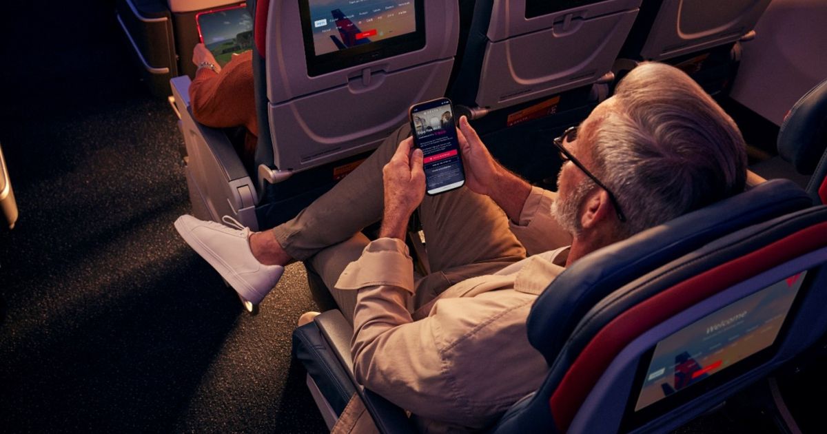 デルタ航空、スカイマイル会員向けに米国内主要路線で高速機内Wi-Fiを無料で提供開始