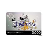 JCB、ディズニー100テーマの限定デザインDisney store / shopDisney Gift Cardを発行