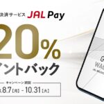 JAL Pay、最大20％ポイントバックキャンペーンを実施