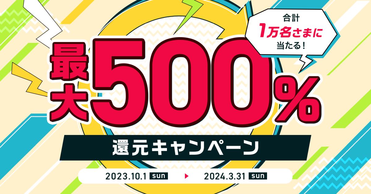 三菱UFJニコス、カード会員向けに最大500％還元キャンペーンを実施