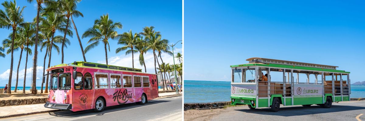 ハワイアン航空のマイレージプログラム「HawaiianMiles」でマイルをトロリーバス乗車券に交換できるサービスを開始