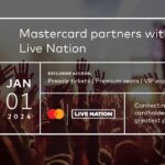 Mastercard、Live Nationと提携してコンサートの先行販売チケットやプレミアムシート、VIP体験を提供