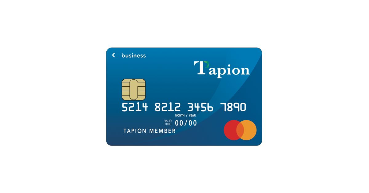 法人プリペイドカード「Tapionカード」がMastercardブランドで発行開始